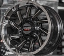Jante TWIN 16X9.5 6X139.7 ET0 CB.106.1 POLISH/BLACK/FACK (POLISH + JANTE POLISHED)