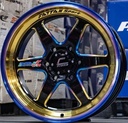 Jante FATTAH/F6-R (YA033) 18X10.5 6X139.7 ET30 CB.106 TITANIUM-II+PLATE
