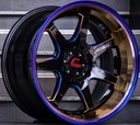 Jante RE-7S (YA9921) 18X9.5 6X130 ET15 CB.75 TITANIUM-II