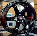 Jante RG-06F (YA2006) 18X8.5 5X113 ET40 CB.73.1 NOIR+ROUGE+PLAQUE