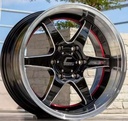 Jante RTX (YA9997) 18X9.5 6X139.7 ET15 CB.106 (R)B-LP-W-PLATE
