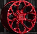 Jante STAR 18X9.0 6X139.7 ET0 CB.106.1 TOUT ROUGE+MILLING