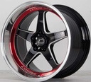 Jante MAXX 18X11.0 5X114.3 ET6 CB.73.1 DI-B-LP(RED)-W-XZ