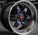 Jante TYPE-G RACING (YA9968) 18X10.5 6X139.7 ET25 CB.106 B-LP-W(TITANIUM-XZ)