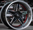 Jante TYPE-G Revolution (YA9959) 18X10.5 5X114.3 ET8 CB.73.1 (R)DI-B-LP-W-XZ