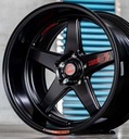Jante TYPE-G Revolution (YA9959) 18X10.5 5X114.3 ET8 CB.73.1 BLK/M5-PLATE