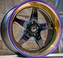 Jante TYPE-G/ACTIVE 18X10.5 5X114.3 ET12 CB.73.1 RainbowTitanium