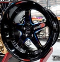 Jante TYPE-GV.2 (YA9994) 18X10.5 5X114.3 ET8 CB.73.1 TITANIUMBLACK+PLATE