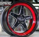 Jante TYPE-GV.2 (YA9994) 18X9.5 5X113 ET12 CB.73.1 (NOIR-W)+(B-19-XZ)R
