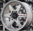 Jante TYPE-R (7998) 18X8.5 6X130 ET38 CB.75.1 ARGENT+PLAQUE