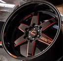 Jante TYPE-R (YA9993) 18X10.5 6X139.7 ET30 CB.106 DI-B-LP(MirrorRed)-W(MirrorRed)-XZ