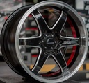 Jante TYPE-S (YA9986) 18X10.5 6X139.7 ET38 CB.106 (R) B-LP-W-PLATE