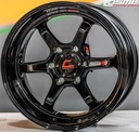 Jante XT-006RS (YA059) 18X9.5 6X139.7 ET15 CB.106 BLK+PLATE