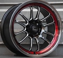 Jante XT-206RR 18X11.0 5X114.3 ET18 CB.73.1 B-LP(ROUGE)-W-XZ