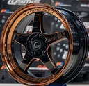 Jante TYPE-GV.2 (YA9994) 17X7.5 5X100 ET35 CB.73.1 (PowerBlue)-LP(RoseGold)-W(RoseGold)-PLATE