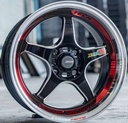 Jante TYPE-GV.2 (YA9994) 15X7.0 4X100 ET35 CB.67.1 B-LP-W-PLAQUE+B19R